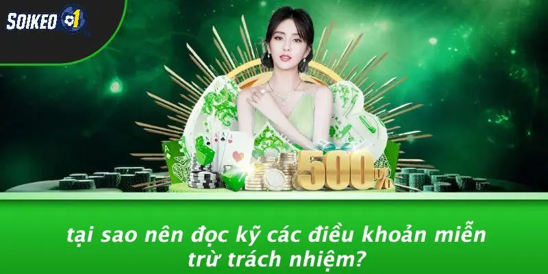 Tại Sao Nên Đọc Kỹ Các Điều Khoản Miễn Trừ Trách Nhiệm?