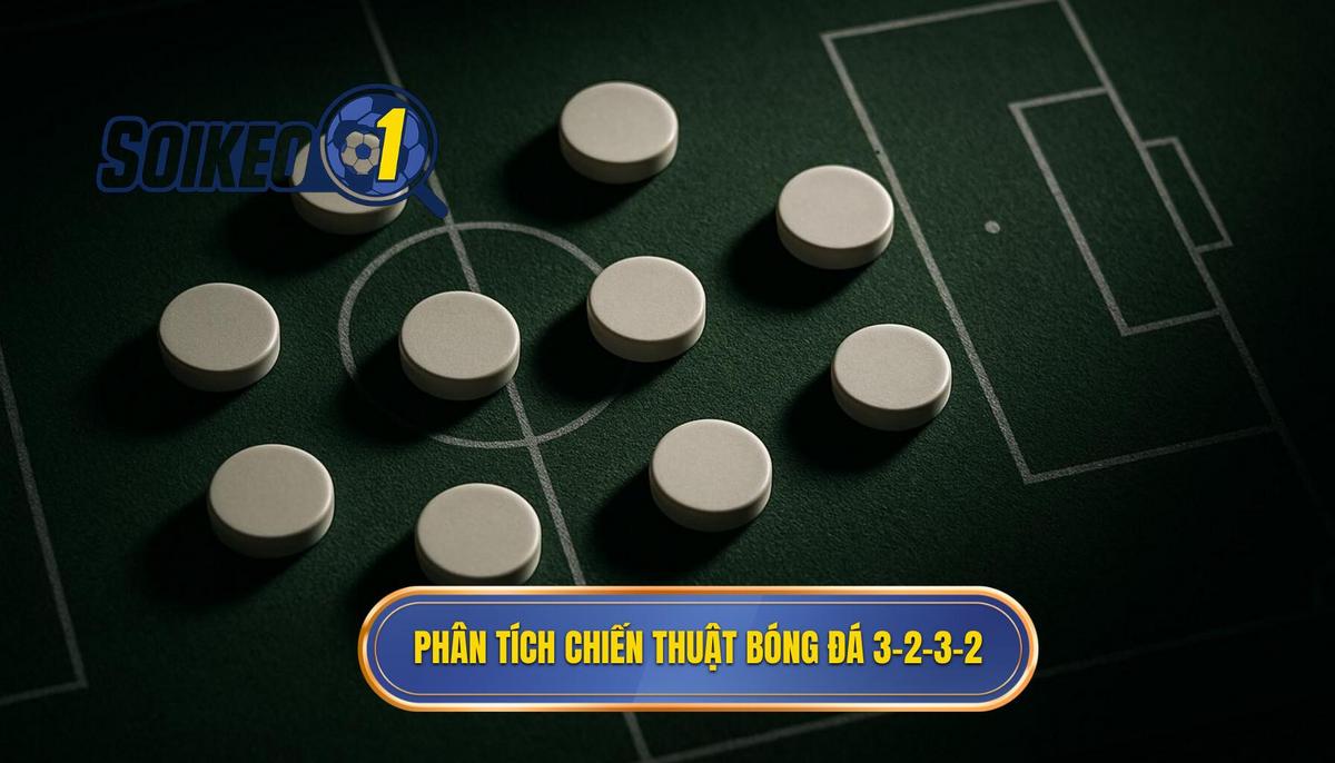 Phân Tích Cấu Trúc Cơ Bản của Chiến thuật bóng đá 3-2-3-2