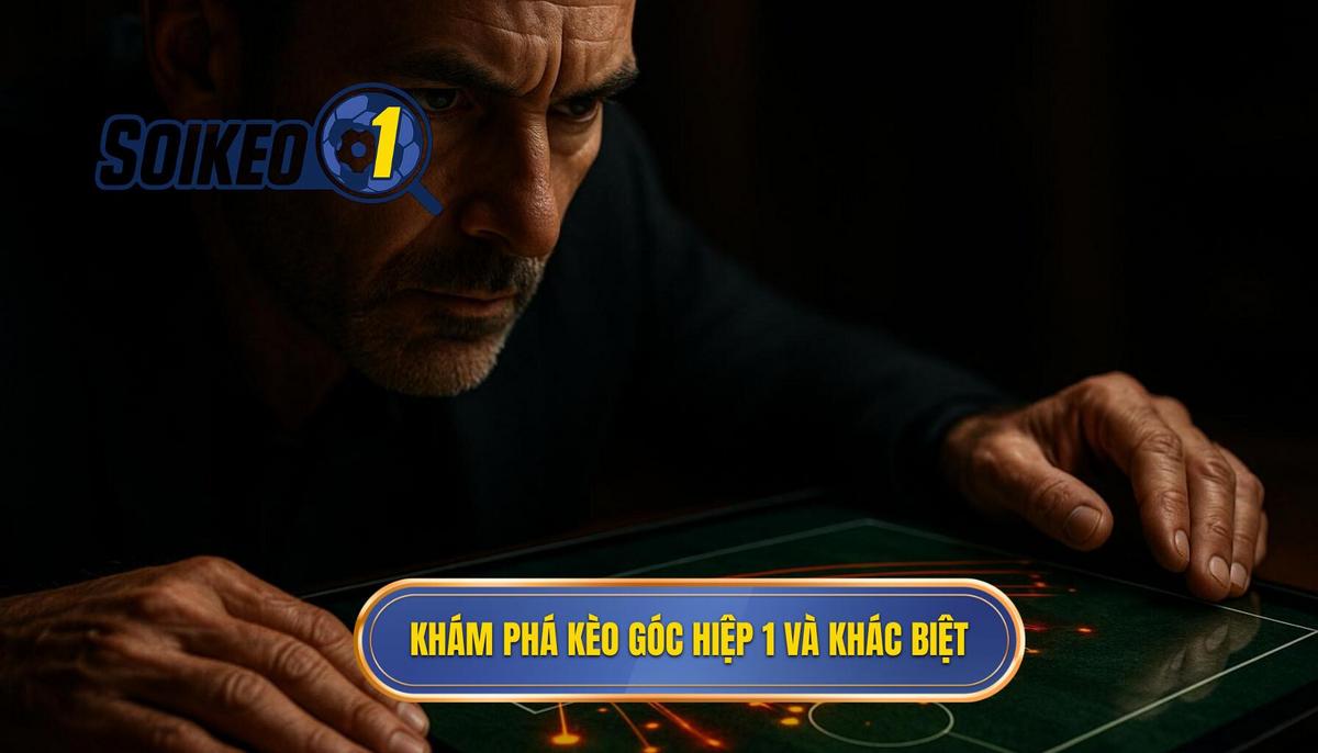 Hiểu rõ bản chất kèo góc hiệp 1 và sự khác biệt