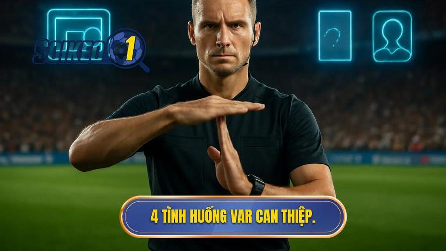 3. 4 tình huống VAR can thiệp.