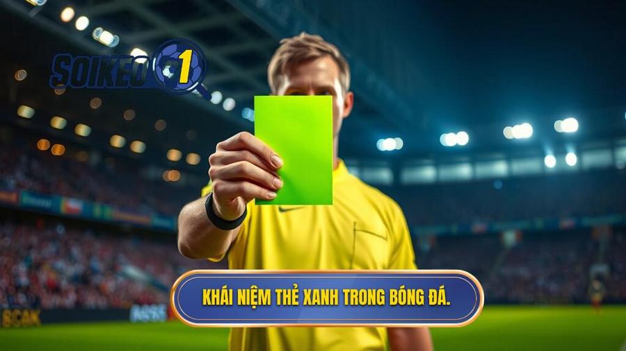 Khái niệm cơ bản: Thẻ xanh trong bóng đá là gì?