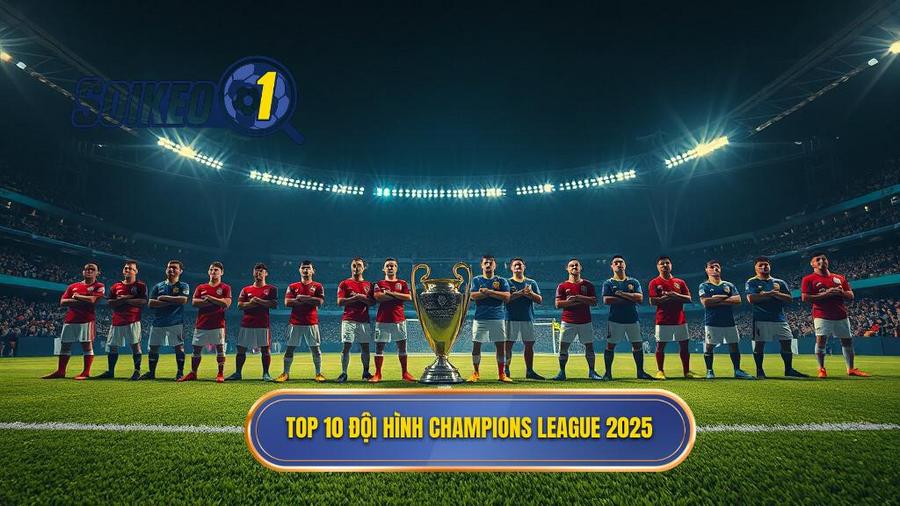 Chi tiết Top 10 đội hình tiêu biểu Champions League 2025