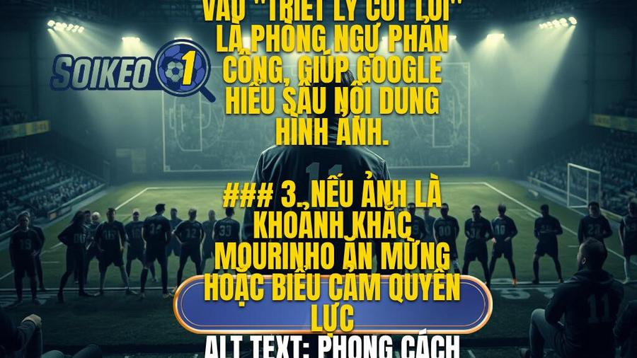 Triết lý cốt lõi trong chiến thuật Jose Mourinho: "Phòng ngự để chiến thắng"