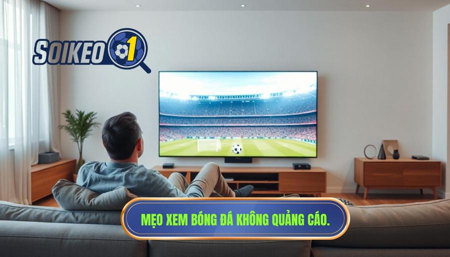 Cách để xem bóng đá không quảng cáo hiệu quả nhất